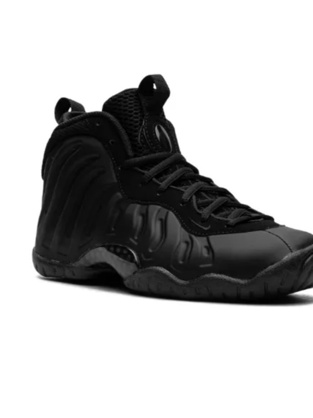 Little Posite One GS "Triple Black" high-top sneakers size 3